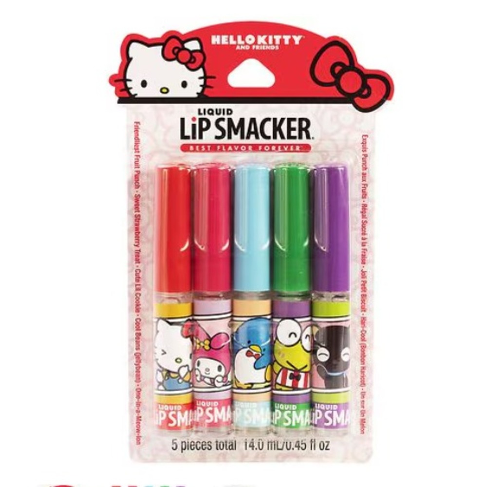 Lip Smacker Hello Kitty & Friends 5-Pc Liquid Lip Gloss Party Pack - 0.45 fl oz